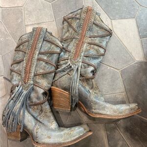 Authentic Corral Western Boots with Studded Details